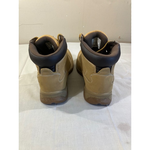 Rustler‎ Advantage Mens NOCK Work Boots Tan Wheat Size 8.5W Wide Mid Top Lace Up main image 5